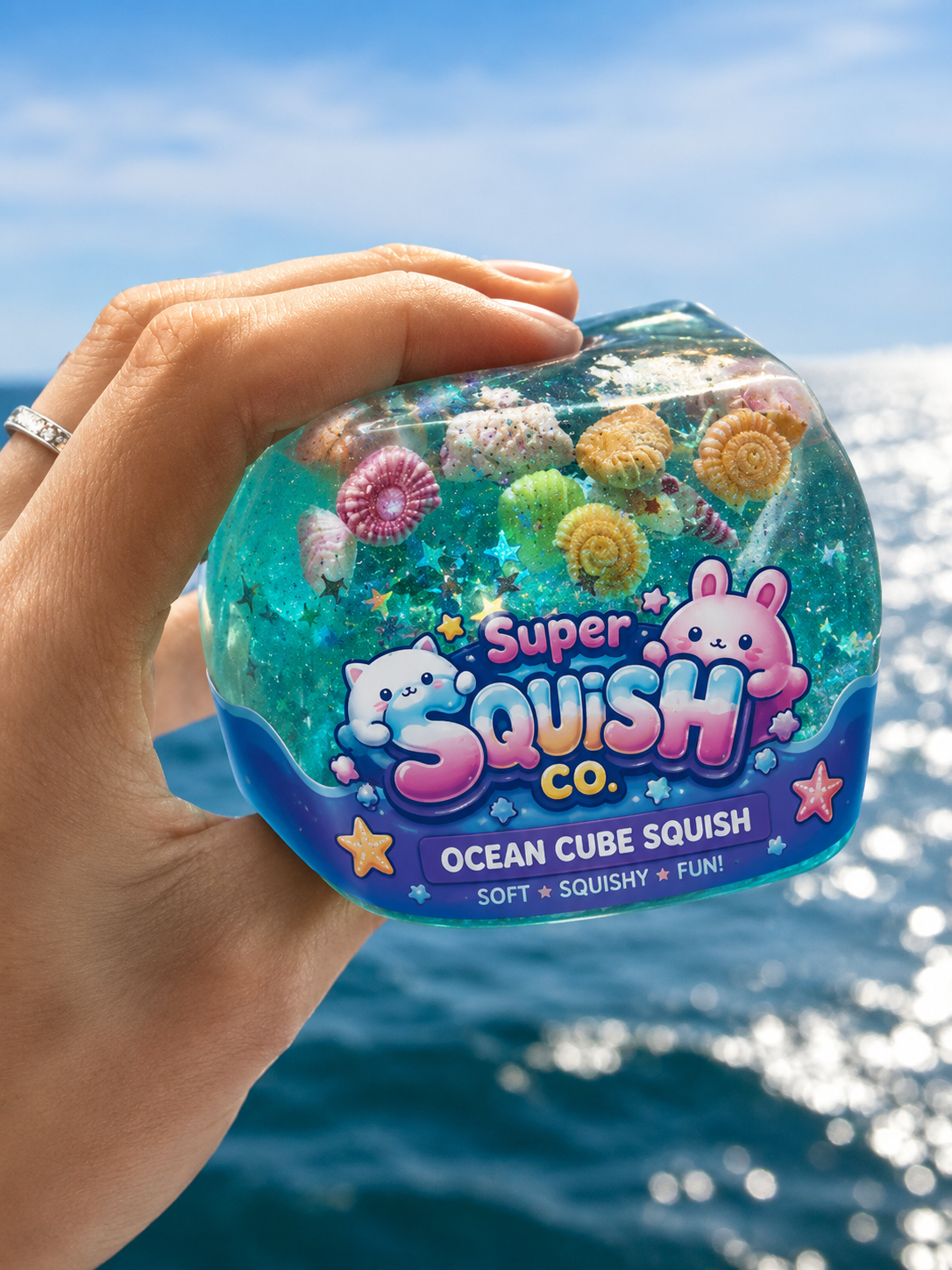 🌊 Ocean Cube Squish